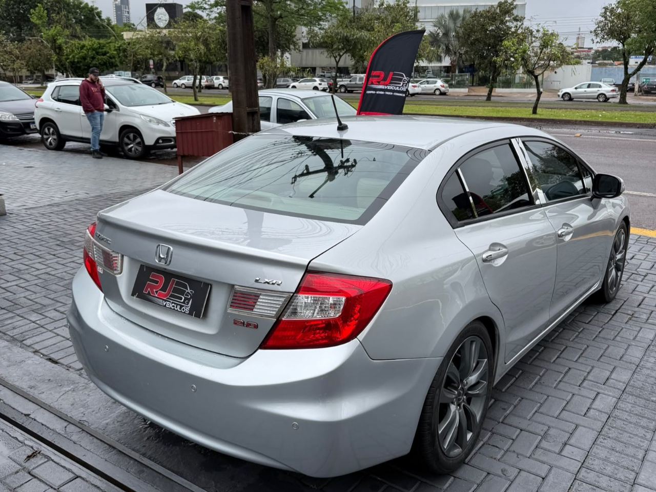 Honda Civic New Lxr 2.0 I Vtec (aut) (flex) Prata - foto 2