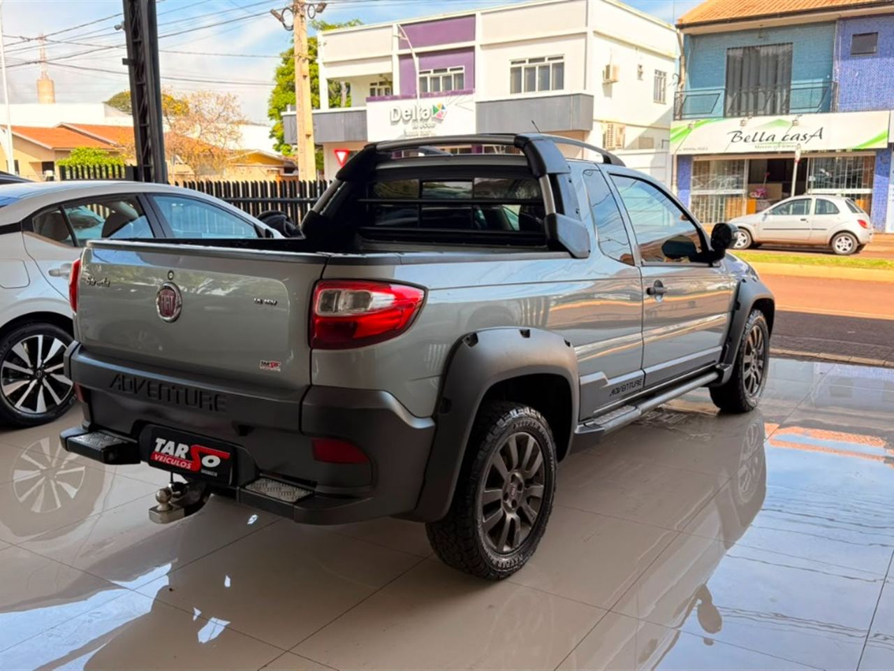 Fiat Strada Adventure 1.8 16V (flex) (cabine Estendida) Cinza - foto 4