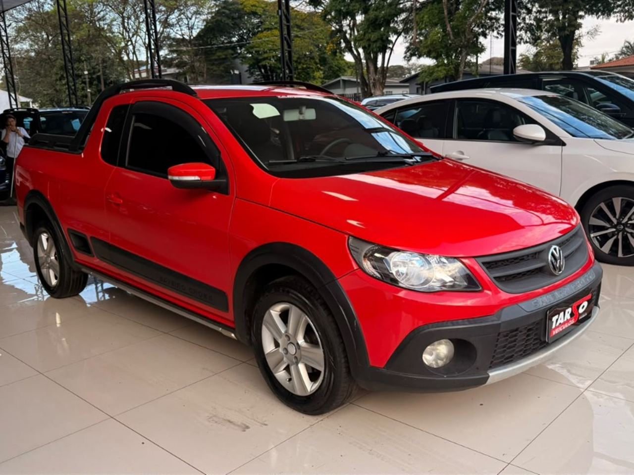 Volkswagen Saveiro Cross 1.6 (flex) (cab. Estendida) Vermelho - foto 3