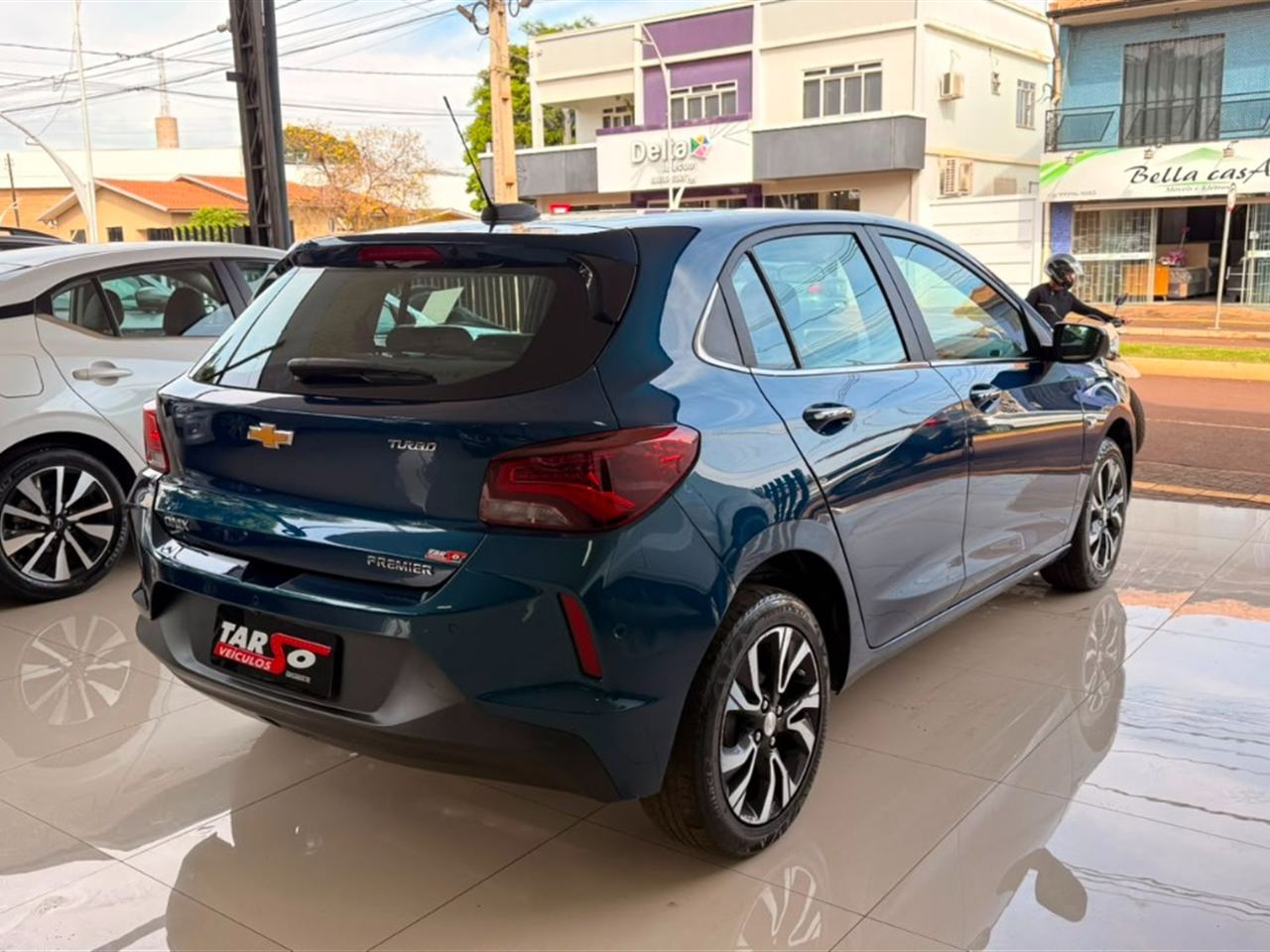 Chevrolet Onix 1.0 Turbo Premier (aut) Azul - foto 4