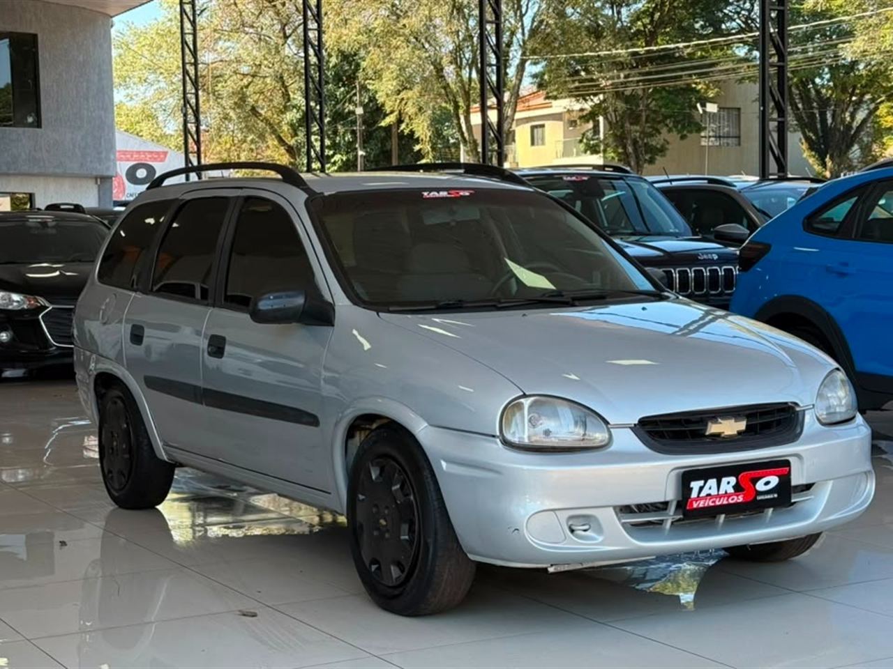 Chevrolet Corsa Wagon Super 1.0 Mpfi 16V Prata - foto 2