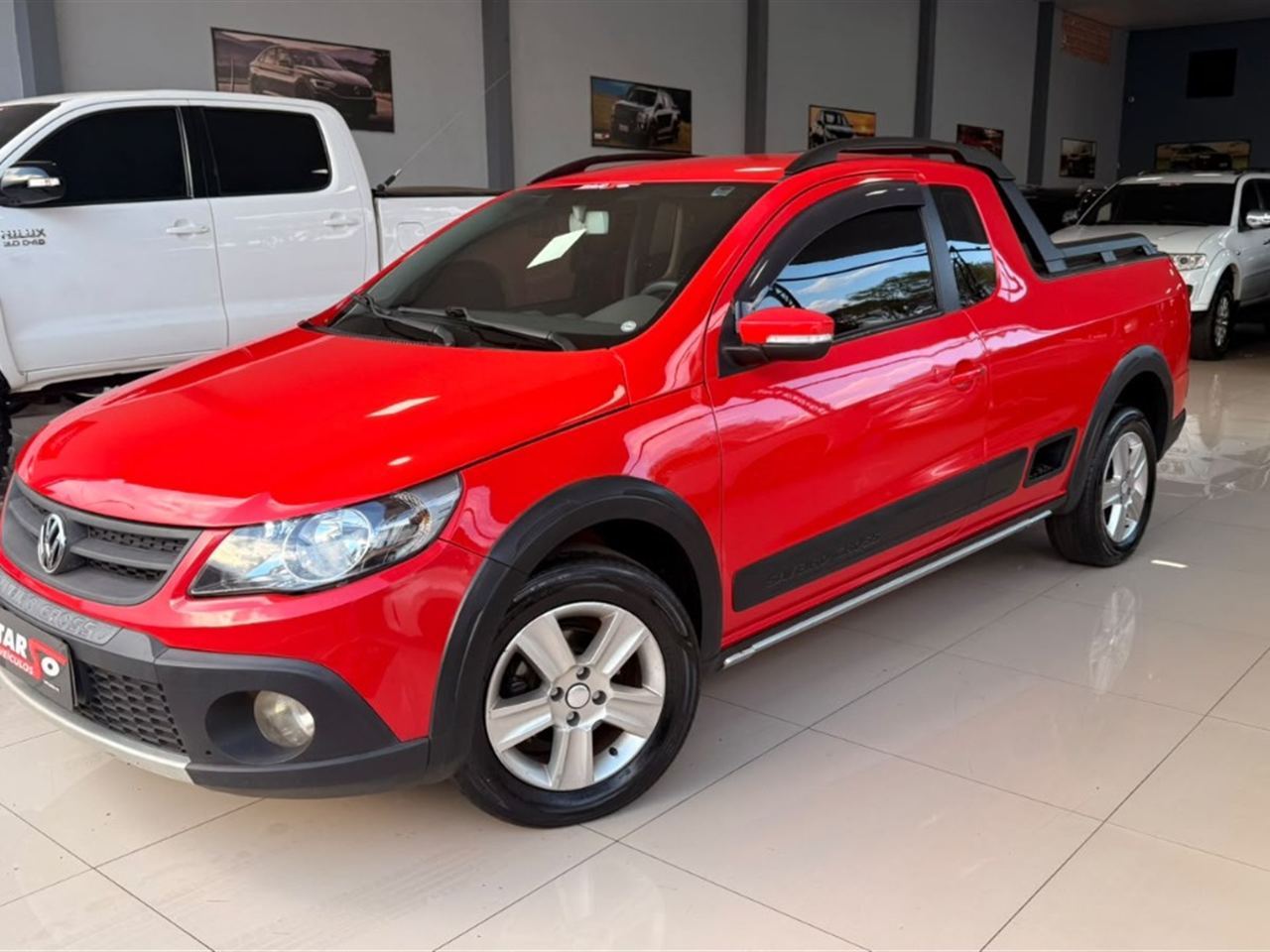 Volkswagen Saveiro Cross 1.6 (flex) (cab. Estendida) Vermelho - foto 2